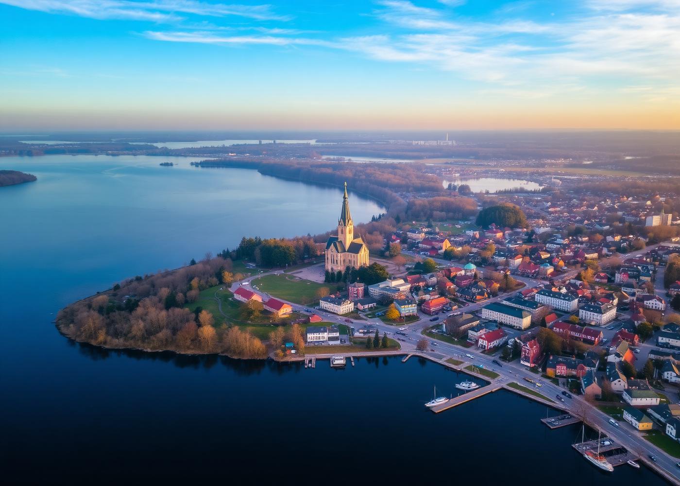 Strängnäs sett från ovan